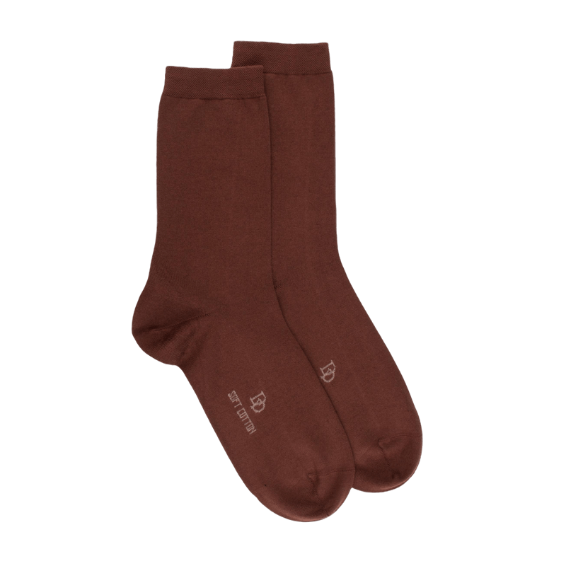 Damensocken aus weicher Baumwolle - Beige