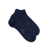 Sneakersocken aus Ägyptischer Baumwolle - Blau