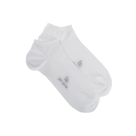 Sneakersocken Dore Dore aus Ägyptischer Baumwolle - Weiß