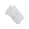 Sneakersocken aus Ägyptischer Baumwolle - Weiß