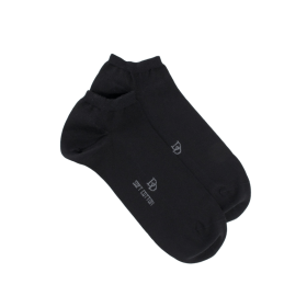 Sneakersocken Dore Dore aus Ägyptischer Baumwolle - Schwarz