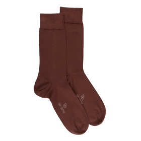 Herrensocken aus Soft Cotton – Braun