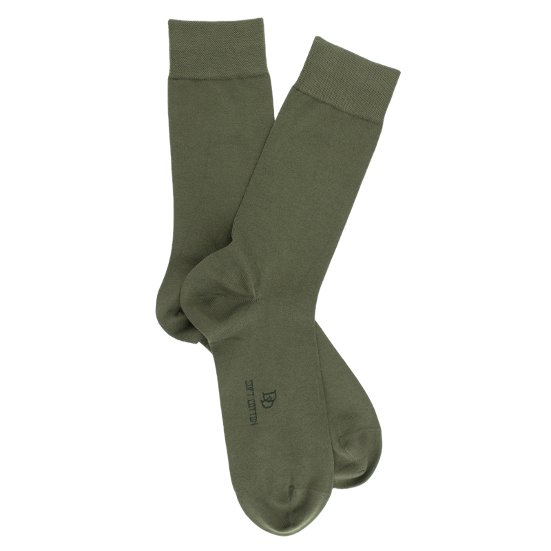 Herrensocken aus Soft Cotton - Grün