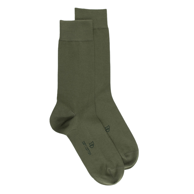 Herrensocken aus Soft Cotton - Grün