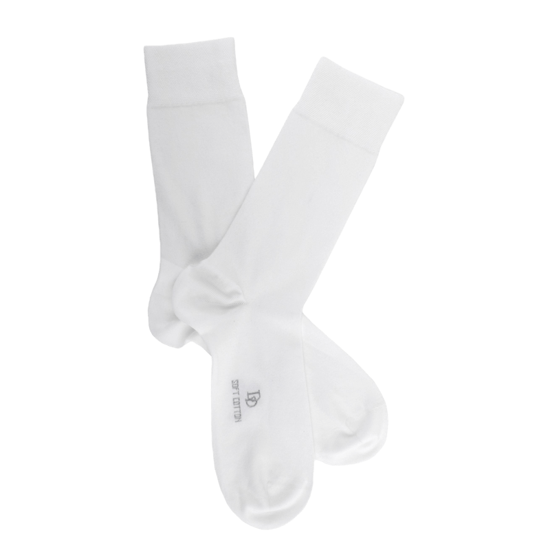 Herrensocken aus Soft Cotton - weiß