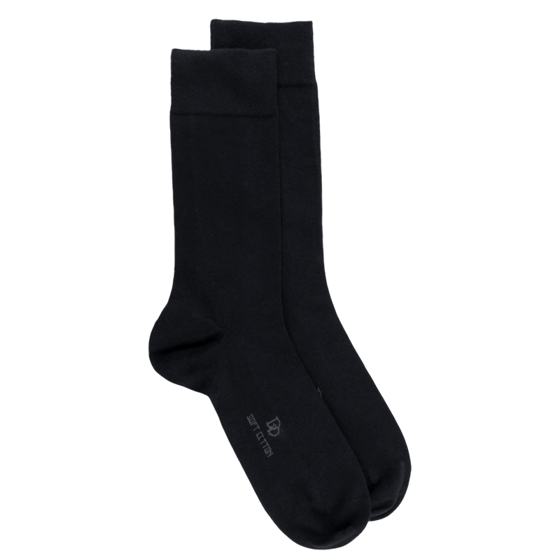 Herrensocken aus Soft Cotton - Schwarz