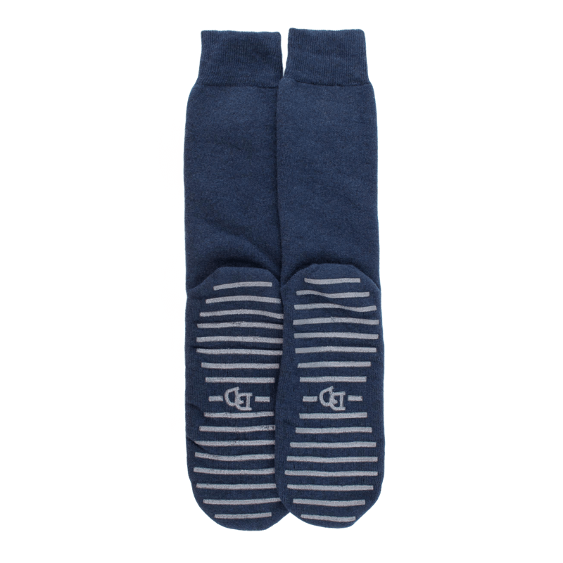 Anti-Rutsch-Herrensocken aus Baumwolle - Navy Blau | Doré Doré