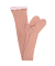 Kinderstrumpfhose aus Baumwolle mit Glitzereffekt - Rosa