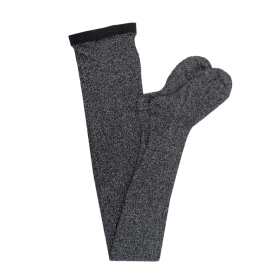Kinderstrumpfhose aus Baumwolle mit Glitzereffekt - Schwarz | Doré Doré