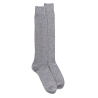 Lange Socken aus Wolle und Kaschmir für Herren - Hellgrau