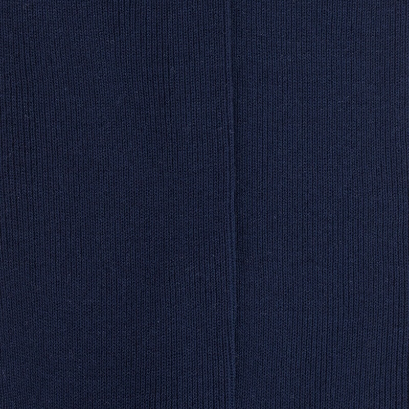 Gerippte Damensocken ohne elastisches Bündchen aus fil d'écosse - Blau | Doré Doré