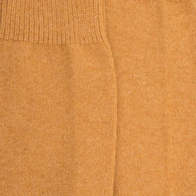 Damensocken aus Wolle und Kaschmir - Safran | Doré Doré