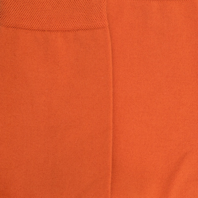 Damensocken aus feiner ägyptischer Baumwolle - Orange | Doré Doré