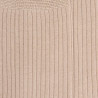 Beige gerippte Socken Dore Dore aus merzerisierter Baumwolle