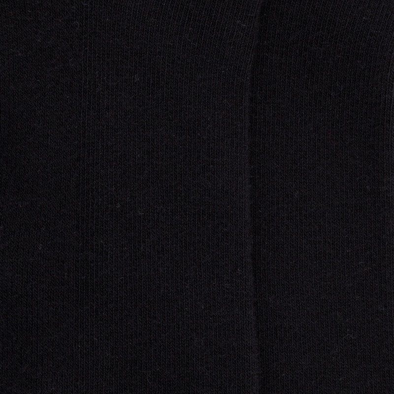 Sport-Sneakersocken für Herren - Frottee Baumwoll Schwarz