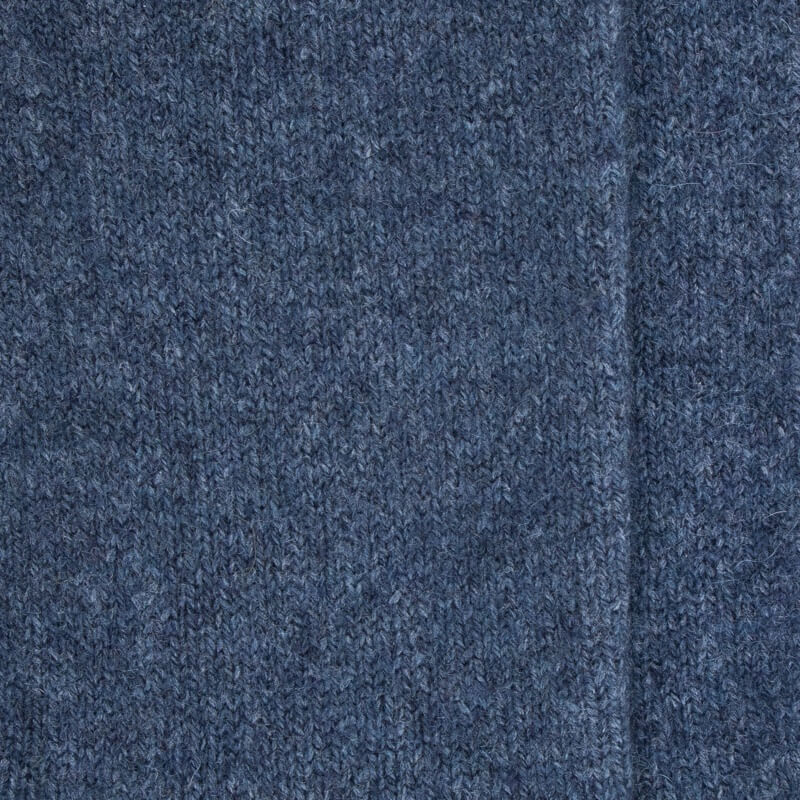 Socken Dore Dore aus Wolle und Kaschmir für Damen - Denimblau