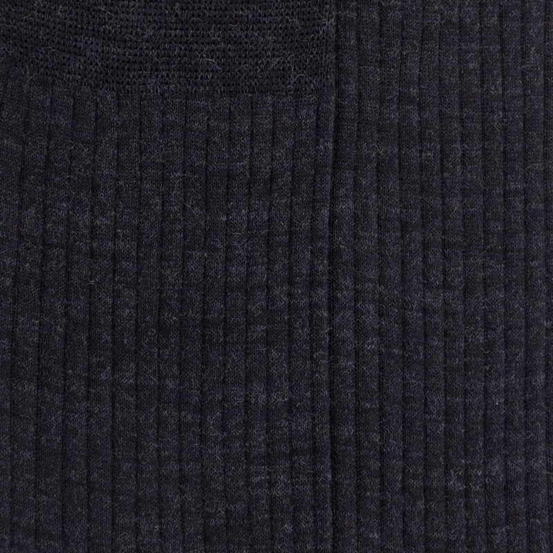 Luxus Socken aus Wolle - Grau