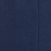 Blaue Dore Dore-Socken aus schottischem Garn, speziell für empfindlliche Beine.