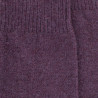 Damensocken aus Wolle und Kaschmir - Brombeerviolett | Doré Doré