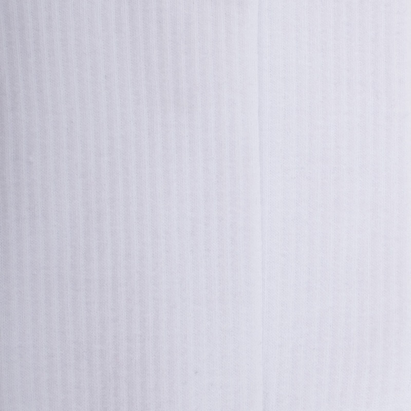 Herrensocken aus gerippter Baumwolle mit Frotteesohle - Weiß