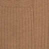 Beige Dore Dore gerippte Wollsocken
