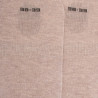 Unsichtbare Socken für Damen - Beige