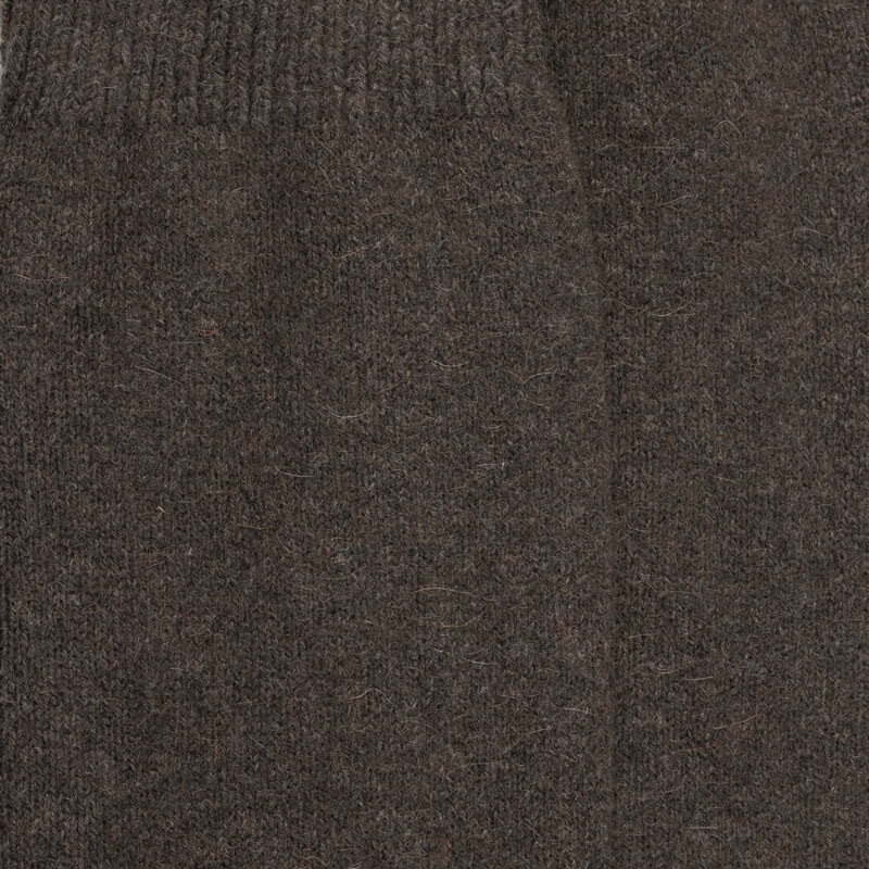 Socken aus Kaschmir und Wolle - Khaki