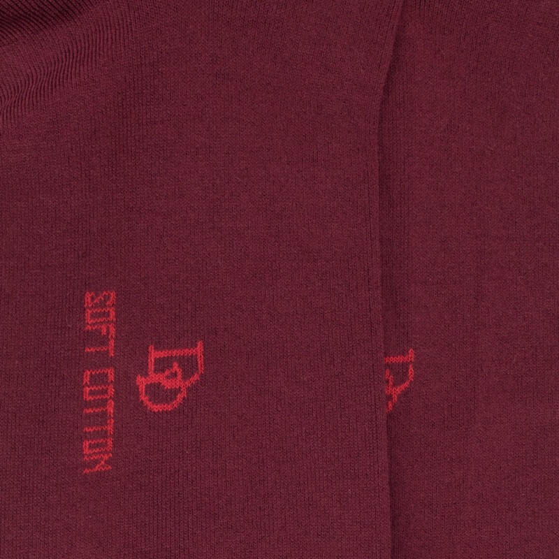 Herrensocken aus Soft Cotton - Burgund