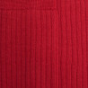 Lange Socken aus gerippter Wolle für Herren - Rot | Doré Doré