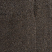 Lange Socken aus Wolle und Kaschmir für Damen einfarbig - Grün | Doré Doré