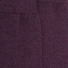 Lange Socken aus Wolle und Kaschmir für Herren - Brombeerviolett | Doré Doré