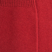 Lange Socken aus Wolle und Kaschmir für Damen einfarbig - Rot | Doré Doré