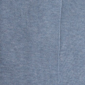 Herren Socken aus gerippter Baumwolle ohne Gummizug - Eisblau | Doré Doré