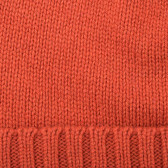 Mütze aus Merinowolle und Kaschmir – Orange