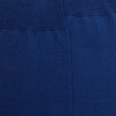 Herren Kniestrümpfe aus 100 % Baumwolle lisle - Blau | Doré Doré