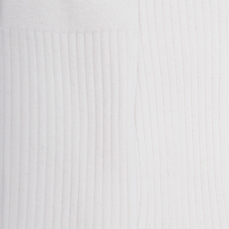 Damen Socken gerippte Baumwolle lisle - Weiß | Doré Doré