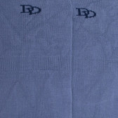 Herren Füßlinge aus feiner Baumwolle lisle - Blau | Doré Doré