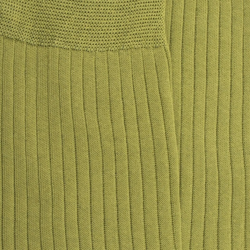 Luxus Socken aus merzerisierter Baumwolle - Grün