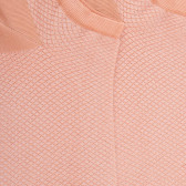 Damen Sneaker-Socken aus Viskose mit Rautenmuster - Rosa/Creme | Doré Doré