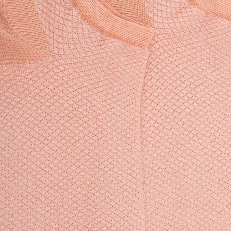 Damen Sneaker-Socken aus Viskose mit Rautenmuster - Rosa/Creme | Doré Doré