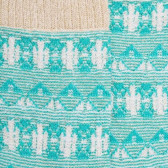 Damen Socken aus Baumwolle mit Tribals Muster - Aquamarin | Doré Doré