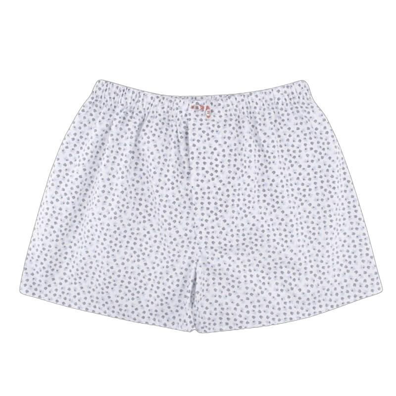 Herren-Boxershorts aus reiner Baumwolle - Navy Blau/Blau | Doré Doré