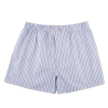 Herren-Boxershorts aus reiner Baumwolle - Navy Blau/Blau