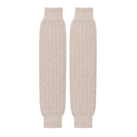 Beinlinge aus gerippter Polarwolle für Damen - Creme | Doré Doré