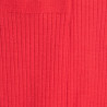 Damen gerippte Socken aus reiner Wolle - Johannisbeerrot | Doré Doré