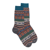 Herrensocken aus Wolle mit Weihnachtsmotiv - Grau | Doré Doré