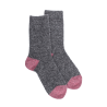 Frauensocken aus Fleece - Hellgrau