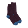 Frauensocken aus Fleece - Bordeaux