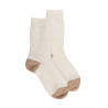 Frauensocken aus Fleece - Creme