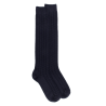 Lange Herren Socken aus schwerer Wolle - Navy Blau